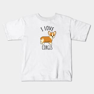 I Love Corgis Kids T-Shirt